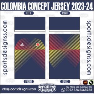 COLOMBIA CONCEPT JERSEY 2023-24. COLOMBIA CONCEPT JERSEY 2023-24, SPORTS DESIGNS CUSTOM SOCCER JE.COLOMBIA CONCEPT JERSEY 2023-24, SPORTS DESIGNS CUSTOM SOCCER JERSEY, SPORTS DESIGNS CUSTOM SOCCER JERSEY SHIRT VECTOR, NEW SPORTS DESIGNS CUSTOM SOCCER JERSEY 2021/22. Sublimation Football Shirt Pattern, Soccer JERSEY Printing Files, Football Shirt Ai Files, Football Shirt Vector, Football Kit Vector, Sublimation Soccer JERSEY Printing Files,