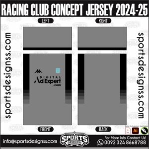 RACING CLUB CONCEPT JERSEY 2024-25. RACING CLUB CONCEPT JERSEY 2024-25, SPORTS DESIGNS CUSTOM SOCCER JE.RACING CLUB CONCEPT JERSEY 2024-25, SPORTS DESIGNS CUSTOM SOCCER JERSEY, SPORTS DESIGNS CUSTOM SOCCER JERSEY SHIRT VECTOR, NEW SPORTS DESIGNS CUSTOM SOCCER JERSEY 2021/22. Sublimation Football Shirt Pattern, Soccer JERSEY Printing Files, Football Shirt Ai Files, Football Shirt Vector, Football Kit Vector, Sublimation Soccer JERSEY Printing Files,