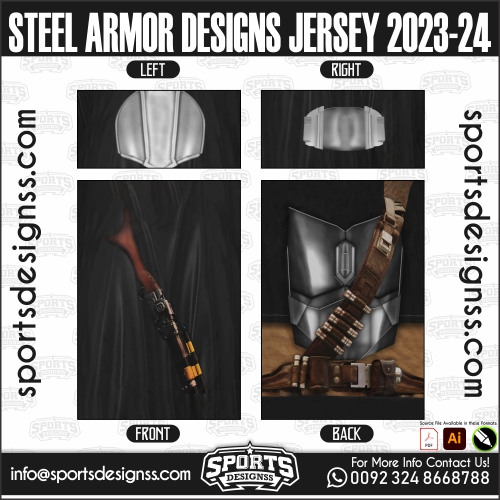 STEEL ARMOR DESIGNS JERSEY 2023 24