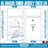 AL NASSR THIRD JERSEY 2023-24. AL NASSR THIRD JERSEY 2023-24, SPORTS DESIGNS CUSTOM SOCCER JE.AL NASSR THIRD JERSEY 2023-24, SPORTS DESIGNS CUSTOM SOCCER JERSEY, SPORTS DESIGNS CUSTOM SOCCER JERSEY SHIRT VECTOR, NEW SPORTS DESIGNS CUSTOM SOCCER JERSEY 2021/22. Sublimation Football Shirt Pattern, Soccer JERSEY Printing Files, Football Shirt Ai Files, Football Shirt Vector, Football Kit Vector, Sublimation Soccer JERSEY Printing Files,