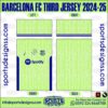 BARCELONA FC THIRD JERSEY 2024-25. BARCELONA FC THIRD JERSEY 2024-25, SPORTS DESIGNS CUSTOM SOCCER JE.BARCELONA FC THIRD JERSEY 2024-25, SPORTS DESIGNS CUSTOM SOCCER JERSEY, SPORTS DESIGNS CUSTOM SOCCER JERSEY SHIRT VECTOR, NEW SPORTS DESIGNS CUSTOM SOCCER JERSEY 2021/22. Sublimation Football Shirt Pattern, Soccer JERSEY Printing Files, Football Shirt Ai Files, Football Shirt Vector, Football Kit Vector, Sublimation Soccer JERSEY Printing Files,
