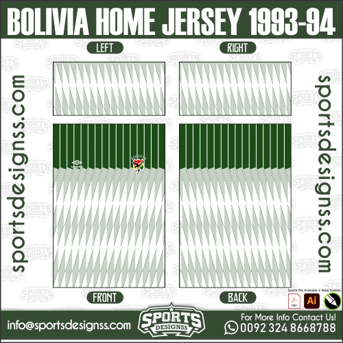 BOLIVIA HOME JERSEY 1993-94. BOLIVIA HOME JERSEY 1993-94, SPORTS DESIGNS CUSTOM SOCCER JE.BOLIVIA HOME JERSEY 1993-94, SPORTS DESIGNS CUSTOM SOCCER JERSEY, SPORTS DESIGNS CUSTOM SOCCER JERSEY SHIRT VECTOR, NEW SPORTS DESIGNS CUSTOM SOCCER JERSEY 2021/22. Sublimation Football Shirt Pattern, Soccer JERSEY Printing Files, Football Shirt Ai Files, Football Shirt Vector, Football Kit Vector, Sublimation Soccer JERSEY Printing Files,