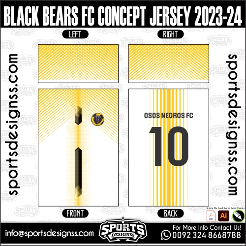 BLACK BEARS FC CONCEPT JERSEY 2023-24. BLACK BEARS FC CONCEPT JERSEY 2023-24, SPORTS DESIGNS CUSTOM SOCCER JE.BLACK BEARS FC CONCEPT JERSEY 2023-24, SPORTS DESIGNS CUSTOM SOCCER JERSEY, SPORTS DESIGNS CUSTOM SOCCER JERSEY SHIRT VECTOR, NEW SPORTS DESIGNS CUSTOM SOCCER JERSEY 2021/22. Sublimation Football Shirt Pattern, Soccer JERSEY Printing Files, Football Shirt Ai Files, Football Shirt Vector, Football Kit Vector, Sublimation Soccer JERSEY Printing Files,