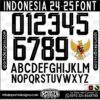 INDONESIA 24-25 FONT