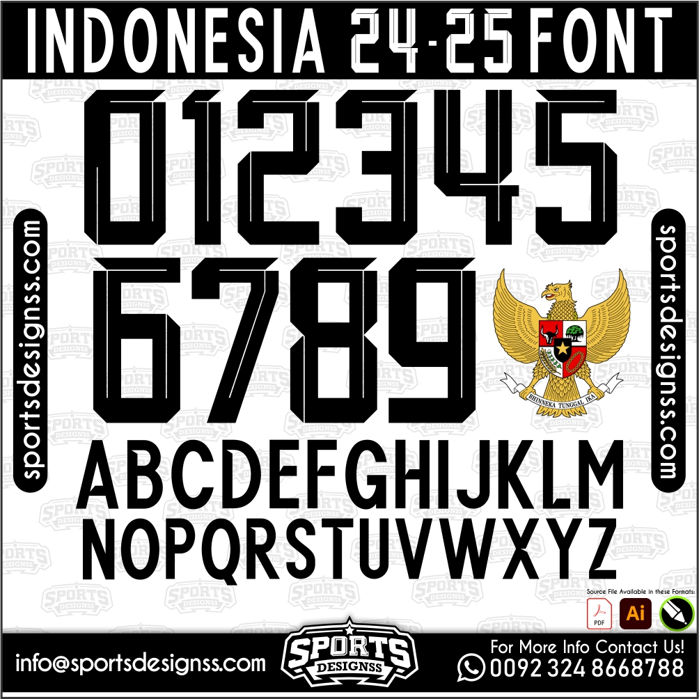 INDONESIA 24-25 FONT