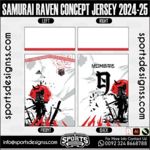 SAMURAI RAVEN CONCEPT JERSEY 2024-25. SAMURAI RAVEN CONCEPT JERSEY 2024-25, SPORTS DESIGNS CUSTOM SOCCER JE.SAO PAULO ENTRENAMIENTO JERSEY 2024-25, SPORTS DESIGNS CUSTOM SOCCER JERSEY, SPORTS DESIGNS CUSTOM SOCCER JERSEY SHIRT VECTOR, NEW SPORTS DESIGNS CUSTOM SOCCER JERSEY 2021/22. Sublimation Football Shirt Pattern, Soccer JERSEY Printing Files, Football Shirt Ai Files, Football Shirt Vector, Football Kit Vector, Sublimation Soccer JERSEY Printing Files,