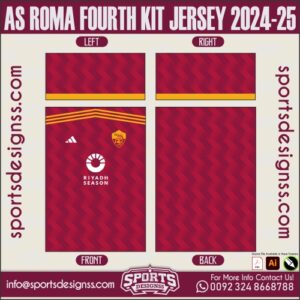 AS ROMA FOURTH KIT JERSEY 2024-25. AS ROMA FOURTH KIT JERSEY 2024-25, AS ROMA FOURTH KIT JERSEY 2024-25.AS ROMA FOURTH KIT JERSEY 2024-25, AS ROMA FOURTH KIT JERSEY 2024-25RSEY, AS ROMA FOURTH KIT JERSEY 2024-25RSEY SHIRT VECTOR, NEW AS ROMA FOURTH KIT JERSEY 2024-25RSEY 2021/22. Sublimation Football Shirt Pattern, Soccer JERSEY Printing Files, Football Shirt Ai Files, Football Shirt Vector, Football Kit Vector, Sublimation Soccer JERSEY Printing Files,