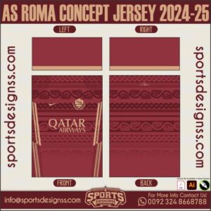 AS ROMA CONCEPT JERSEY 2024-25. AS ROMA CONCEPT JERSEY 2024-25, AS ROMA CONCEPT JERSEY 2024-25.AS ROMA CONCEPT JERSEY 2024-25, AS ROMA CONCEPT JERSEY 2024-25RSEY, AS ROMA CONCEPT JERSEY 2024-25RSEY SHIRT VECTOR, NEW AS ROMA CONCEPT JERSEY 2024-25RSEY 2021/22. Sublimation Football Shirt Pattern, Soccer JERSEY Printing Files, Football Shirt Ai Files, Football Shirt Vector, Football Kit Vector, Sublimation Soccer JERSEY Printing Files,