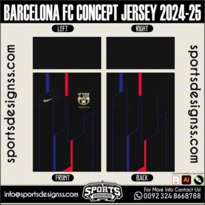 BARCELONA FC CONCEPT JERSEY 2024-25