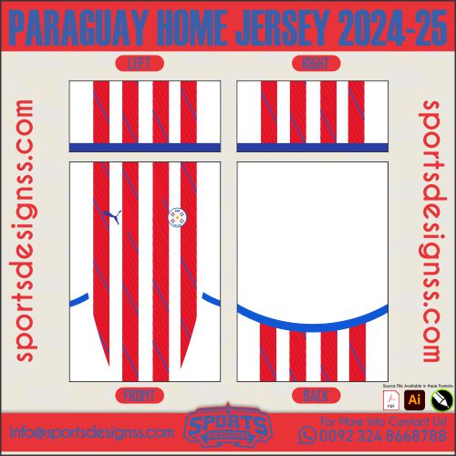 PARAGUAY HOME JERSEY 2024-25. PARAGUAY HOME JERSEY 2024-25, PARAGUAY HOME JERSEY 2024-25.PARAGUAY HOME JERSEY 2024-25, PARAGUAY HOME JERSEY 2024-25RSEY, PARAGUAY HOME JERSEY 2024-25RSEY SHIRT VECTOR, NEW PARAGUAY HOME JERSEY 2024-25RSEY 2021/22. Sublimation Football Shirt Pattern, Soccer JERSEY Printing Files, Football Shirt Ai Files, Football Shirt Vector, Football Kit Vector, Sublimation Soccer JERSEY Printing Files,