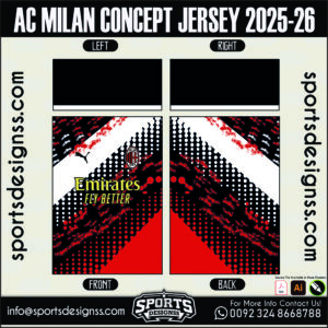 AC MILAN CONCEPT JERSEY 2025-26. AC MILAN CONCEPT JERSEY 2025-26, AC MILAN CONCEPT JERSEY 2025-26.AC MILAN CONCEPT JERSEY 2025-26, AC MILAN CONCEPT JERSEY 2025-26, AC MILAN CONCEPT JERSEY 2025-26 SHIRT VECTOR, NEW AC MILAN CONCEPT JERSEY 2025-26 2022/23. Sublimation Football Shirt Pattern, Soccer JERSEY Printing Files, Football Shirt Ai Files, Football Shirt Vector, Football Kit Vector, Sublimation Soccer JERSEY Printing Files,