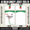 AC MILAN CONCEPT JERSEY 2025-26. AC MILAN CONCEPT JERSEY 2025-26, AC MILAN CONCEPT JERSEY 2025-26.AC MILAN CONCEPT JERSEY 2025-26, AC MILAN CONCEPT JERSEY 2025-26, AC MILAN CONCEPT JERSEY 2025-26 SHIRT VECTOR, NEW AC MILAN CONCEPT JERSEY 2025-26 2022/23. Sublimation Football Shirt Pattern, Soccer JERSEY Printing Files, Football Shirt Ai Files, Football Shirt Vector, Football Kit Vector, Sublimation Soccer JERSEY Printing Files,