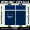 ARSENAL CONCEPT JERSEY 2024-25.ARSENAL CONCEPT JERSEY 2024-25.ARSENAL CONCEPT JERSEY 2024-25,ARSENAL CONCEPT JERSEY 2024-25.SPORTS OWAYO CONCEPT JERSEY 2024-25,ARSENAL CONCEPT JERSEY 2024-25RSEY,ARSENAL CONCEPT JERSEY 2024-25RSEY SHIRT VECTOR, NEWARSENAL CONCEPT JERSEY 2024-25RSEY 2021/22. Sublimation Football Shirt Pattern, Soccer JERSEY Printing Files, Football Shirt Ai Files, Football Shirt Vector,