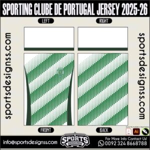 SPORTING CLUBE DE PORTUGAL JERSEY 2025-26. SPORTING CLUBE DE PORTUGAL JERSEY 2025-26, SPORTING CLUBE DE PORTUGAL JERSEY 2025-26.SPORTING CLUBE DE PORTUGAL JERSEY 2025-26, SPORTING CLUBE DE PORTUGAL JERSEY 2025-26, SPORTING CLUBE DE PORTUGAL JERSEY 2025-26 SHIRT VECTOR, NEW SPORTING CLUBE DE PORTUGAL JERSEY 2025-26 2022/23. Sublimation Football Shirt Pattern, Soccer JERSEY Printing Files, Football Shirt Ai Files, Football Shirt Vector, Football Kit Vector, Sublimation Soccer JERSEY Printing Files,