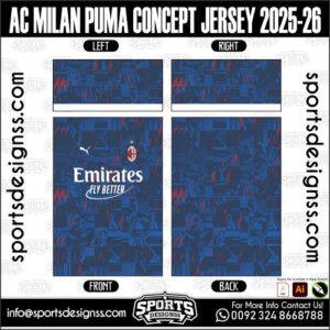 AC MILAN PUMA CONCEPT JERSEY 2025-26. AC MILAN PUMA CONCEPT JERSEY 2025-26, AC MILAN PUMA CONCEPT JERSEY 2025-26.AC MILAN PUMA CONCEPT JERSEY 2025-26, AC MILAN PUMA CONCEPT JERSEY 2025-26, AC MILAN PUMA CONCEPT JERSEY 2025-26 SHIRT VECTOR, NEW AC MILAN PUMA CONCEPT JERSEY 2025-26 2022/23. Sublimation Football Shirt Pattern, Soccer JERSEY Printing Files, Football Shirt Ai Files, Football Shirt Vector, Football Kit Vector, Sublimation Soccer JERSEY Printing Files,