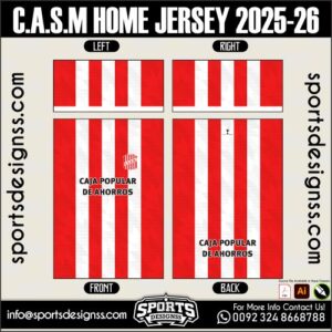 C.A.S.M HOME JERSEY 2025-26. C.A.S.M HOME JERSEY 2025-26, C.A.S.M HOME JERSEY 2025-26.C.A.S.M HOME JERSEY 2025-26, C.A.S.M HOME JERSEY 2025-26, C.A.S.M HOME JERSEY 2025-26 SHIRT VECTOR, NEW C.A.S.M HOME JERSEY 2025-26 2022/23. Sublimation Football Shirt Pattern, Soccer JERSEY Printing Files, Football Shirt Ai Files, Football Shirt Vector, Football Kit Vector, Sublimation Soccer JERSEY Printing Files,