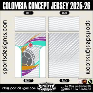 COLOMBIA CONCEPT JERSEY 2025-26. COLOMBIA CONCEPT JERSEY 2025-26, COLOMBIA CONCEPT JERSEY 2025-26.COLOMBIA CONCEPT JERSEY 2025-26, COLOMBIA CONCEPT JERSEY 2025-26, COLOMBIA CONCEPT JERSEY 2025-26 SHIRT VECTOR, NEW COLOMBIA CONCEPT JERSEY 2025-26 2022/23. Sublimation Football Shirt Pattern, Soccer JERSEY Printing Files, Football Shirt Ai Files, Football Shirt Vector, Football Kit Vector, Sublimation Soccer JERSEY Printing Files,