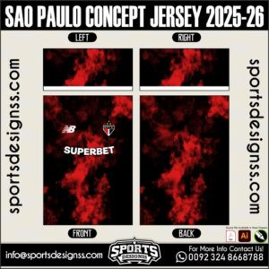 SAO PAULO CONCEPT JERSEY 2025-26. SAO PAULO CONCEPT JERSEY 2025-26, SAO PAULO CONCEPT JERSEY 2025-26.SAO PAULO CONCEPT JERSEY 2025-26, SAO PAULO CONCEPT JERSEY 2025-26, SAO PAULO CONCEPT JERSEY 2025-26 SHIRT VECTOR, NEW SAO PAULO CONCEPT JERSEY 2025-26 2022/23. Sublimation Football Shirt Pattern, Soccer JERSEY Printing Files, Football Shirt Ai Files, Football Shirt Vector, Football Kit Vector, Sublimation Soccer JERSEY Printing Files,