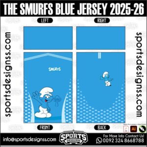 THE SMURFS BLUE JERSEY 2025-26. THE SMURFS BLUE JERSEY 2025-26, THE SMURFS BLUE JERSEY 2025-26.THE SMURFS BLUE JERSEY 2025-26, THE SMURFS BLUE JERSEY 2025-26, THE SMURFS BLUE JERSEY 2025-26 SHIRT VECTOR, NEW THE SMURFS BLUE JERSEY 2025-26 2022/23. Sublimation Football Shirt Pattern, Soccer JERSEY Printing Files, Football Shirt Ai Files, Football Shirt Vector, Football Kit Vector, Sublimation Soccer JERSEY Printing Files,