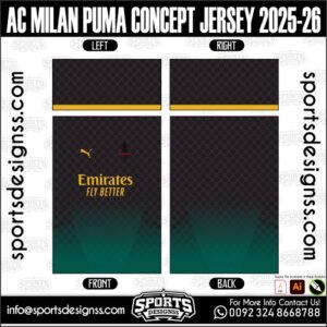 AC MILAN PUMA CONCEPT JERSEY 2025-26. AC MILAN PUMA CONCEPT JERSEY 2025-26, AC MILAN PUMA CONCEPT JERSEY 2025-26.AC MILAN PUMA CONCEPT JERSEY 2025-26, AC MILAN PUMA CONCEPT JERSEY 2025-26, AC MILAN PUMA CONCEPT JERSEY 2025-26 SHIRT VECTOR, NEW AC MILAN PUMA CONCEPT JERSEY 2025-26 2022/23. Sublimation Football Shirt Pattern, Soccer JERSEY Printing Files, Football Shirt Ai Files, Football Shirt Vector, Football Kit Vector, Sublimation Soccer JERSEY Printing Files,