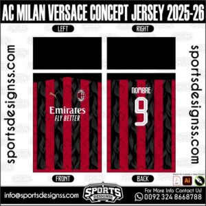 AC MILAN VERSACE CONCEPT JERSEY 2025-26. AC MILAN VERSACE CONCEPT JERSEY 2025-26, AC MILAN VERSACE CONCEPT JERSEY 2025-26.AC MILAN VERSACE CONCEPT JERSEY 2025-26, AC MILAN VERSACE CONCEPT JERSEY 2025-26, AC MILAN VERSACE CONCEPT JERSEY 2025-26 SHIRT VECTOR, NEW AC MILAN VERSACE CONCEPT JERSEY 2025-26 2022/23. Sublimation Football Shirt Pattern, Soccer JERSEY Printing Files, Football Shirt Ai Files, Football Shirt Vector, Football Kit Vector, Sublimation Soccer JERSEY Printing Files,