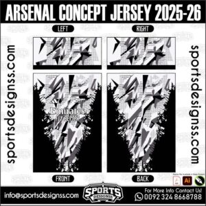 ARSENAL CONCEPT JERSEY 2025-26. ARSENAL CONCEPT JERSEY 2025-26, ARSENAL CONCEPT JERSEY 2025-26.ARSENAL CONCEPT JERSEY 2025-26, ARSENAL CONCEPT JERSEY 2025-26, ARSENAL CONCEPT JERSEY 2025-26 SHIRT VECTOR, NEW ARSENAL CONCEPT JERSEY 2025-26 2022/23. Sublimation Football Shirt Pattern, Soccer JERSEY Printing Files, Football Shirt Ai Files, Football Shirt Vector, Football Kit Vector, Sublimation Soccer JERSEY Printing Files,