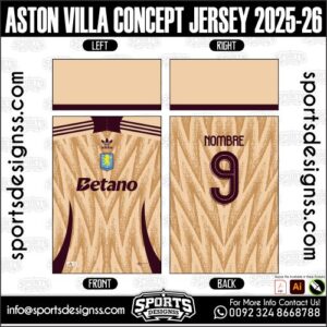 ASTON VILLA CONCEPT JERSEY 2025-26. ASTON VILLA CONCEPT JERSEY 2025-26, ASTON VILLA CONCEPT JERSEY 2025-26.ASTON VILLA CONCEPT JERSEY 2025-26, ASTON VILLA CONCEPT JERSEY 2025-26, ASTON VILLA CONCEPT JERSEY 2025-26 SHIRT VECTOR, NEW ASTON VILLA CONCEPT JERSEY 2025-26 2022/23. Sublimation Football Shirt Pattern, Soccer JERSEY Printing Files, Football Shirt Ai Files, Football Shirt Vector, Football Kit Vector, Sublimation Soccer JERSEY Printing Files,