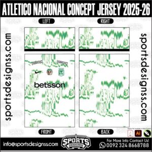 ATLETICO NACIONAL CONCEPT JERSEY 2025-26. ATLETICO NACIONAL CONCEPT JERSEY 2025-26, ATLETICO NACIONAL CONCEPT JERSEY 2025-26.ATLETICO NACIONAL CONCEPT JERSEY 2025-26, ATLETICO NACIONAL CONCEPT JERSEY 2025-26, ATLETICO NACIONAL CONCEPT JERSEY 2025-26 SHIRT VECTOR, NEW ATLETICO NACIONAL CONCEPT JERSEY 2025-26 2022/23. Sublimation Football Shirt Pattern, Soccer JERSEY Printing Files, Football Shirt Ai Files, Football Shirt Vector, Football Kit Vector, Sublimation Soccer JERSEY Printing Files,