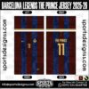 BARCELONA LEGENDS THE PRINCE JERSEY 2025-26. BARCELONA LEGENDS THE PRINCE JERSEY 2025-26, BARCELONA LEGENDS THE PRINCE JERSEY 2025-26.BARCELONA LEGENDS THE PRINCE JERSEY 2025-26, BARCELONA LEGENDS THE PRINCE JERSEY 2025-26, BARCELONA LEGENDS THE PRINCE JERSEY 2025-26 SHIRT VECTOR, NEW BARCELONA LEGENDS THE PRINCE JERSEY 2025-26 2022/23. Sublimation Football Shirt Pattern, Soccer JERSEY Printing Files, Football Shirt Ai Files, Football Shirt Vector, Football Kit Vector, Sublimation Soccer JERSEY Printing Files,