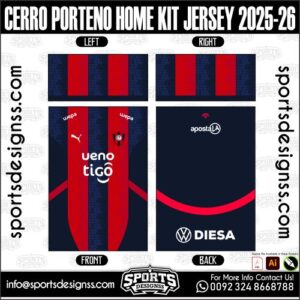 CERRO PORTENO HOME KIT JERSEY 2025-26. CERRO PORTENO HOME KIT JERSEY 2025-26, CERRO PORTENO HOME KIT JERSEY 2025-26.CERRO PORTENO HOME KIT JERSEY 2025-26, CERRO PORTENO HOME KIT JERSEY 2025-26, CERRO PORTENO HOME KIT JERSEY 2025-26 SHIRT VECTOR, NEW CERRO PORTENO HOME KIT JERSEY 2025-26 2022/23. Sublimation Football Shirt Pattern, Soccer JERSEY Printing Files, Football Shirt Ai Files, Football Shirt Vector, Football Kit Vector, Sublimation Soccer JERSEY Printing Files,