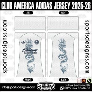 CLUB AMERICA ADIDAS JERSEY 2025-26. CLUB AMERICA ADIDAS JERSEY 2025-26, CLUB AMERICA ADIDAS JERSEY 2025-26.CLUB AMERICA ADIDAS JERSEY 2025-26, CLUB AMERICA ADIDAS JERSEY 2025-26, CLUB AMERICA ADIDAS JERSEY 2025-26 SHIRT VECTOR, NEW CLUB AMERICA ADIDAS JERSEY 2025-26 2022/23. Sublimation Football Shirt Pattern, Soccer JERSEY Printing Files, Football Shirt Ai Files, Football Shirt Vector, Football Kit Vector, Sublimation Soccer JERSEY Printing Files,