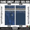 FRANCE CONCEPT JERSEY 2025-2026. FRANCE CONCEPT JERSEY 2025-2026, FRANCE CONCEPT JERSEY 2025-2026.FRANCE CONCEPT JERSEY 2025-2026, FRANCE CONCEPT JERSEY 2025-2026, FRANCE CONCEPT JERSEY 2025-2026 SHIRT VECTOR, NEW FRANCE CONCEPT JERSEY 2025-2026 2022/23. Sublimation Football Shirt Pattern, Soccer JERSEY Printing Files, Football Shirt Ai Files, Football Shirt Vector, Football Kit Vector, Sublimation Soccer JERSEY Printing Files,