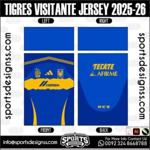 TIGRES VISITANTE JERSEY 2025-26. TIGRES VISITANTE JERSEY 2025-26, TIGRES VISITANTE JERSEY 2025-26.TIGRES VISITANTE JERSEY 2025-26, TIGRES VISITANTE JERSEY 2025-26, TIGRES VISITANTE JERSEY 2025-26 SHIRT VECTOR, NEW TIGRES VISITANTE JERSEY 2025-26 2022/23. Sublimation Football Shirt Pattern, Soccer JERSEY Printing Files, Football Shirt Ai Files, Football Shirt Vector, Football Kit Vector, Sublimation Soccer JERSEY Printing Files,