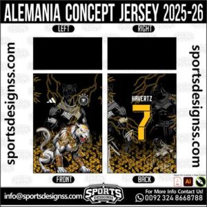 ALEMANIA CONCEPT JERSEY 2025-26, ALEMANIA CONCEPT JERSEY 2025-26. ALEMANIA CONCEPT JERSEY 2025-26, SPORTS DESIGNS CUSTOM SOCCER JERSEY, SPORTS DESIGNS CUSTOM SOCCER JERSEY SHIRT VECTOR, ALEMANIA CONCEPT JERSEY 2025-26. Sublimation Football Shirt Pattern, Soccer JERSEY Printing Files, Football Shirt Ai Files, Football Shirt Vector, Football Kit Vector, Sublimation Soccer JERSEY Printing Files, Print Ready Football Shirt CDR and Ai Files, Soccer JERSEY Design for Sublimation, ALEMANIA CONCEPT JERSEY 2025-26. This JERSEY is Available in PDF, Ai & CDR Format