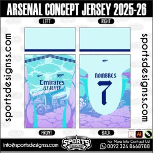ARSENAL CONCEPT JERSEY 2025-26, ARSENAL CONCEPT JERSEY 2025-26. ARSENAL CONCEPT JERSEY 2025-26, SPORTS DESIGNS CUSTOM SOCCER JERSEY, SPORTS DESIGNS CUSTOM SOCCER JERSEY SHIRT VECTOR, ARSENAL CONCEPT JERSEY 2025-26. Sublimation Football Shirt Pattern, Soccer JERSEY Printing Files, Football Shirt Ai Files, Football Shirt Vector, Football Kit Vector, Sublimation Soccer JERSEY Printing Files, Print Ready Football Shirt CDR and Ai Files, Soccer JERSEY Design for Sublimation, ARSENAL CONCEPT JERSEY 2025-26. This JERSEY is Available in PDF, Ai & CDR Format