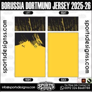 BORUSSIA DORTMUND JERSEY 2025-26, BORUSSIA DORTMUND JERSEY 2025-26. BORUSSIA DORTMUND JERSEY 2025-26, SPORTS DESIGNS CUSTOM SOCCER JERSEY, SPORTS DESIGNS CUSTOM SOCCER JERSEY SHIRT VECTOR, BORUSSIA DORTMUND JERSEY 2025-26. Sublimation Football Shirt Pattern, Soccer JERSEY Printing Files, Football Shirt Ai Files, Football Shirt Vector, Football Kit Vector, Sublimation Soccer JERSEY Printing Files, Print Ready Football Shirt CDR and Ai Files, Soccer JERSEY Design for Sublimation, BORUSSIA DORTMUND JERSEY 2025-26. This JERSEY is Available in PDF, Ai & CDR Format