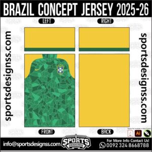 BRAZIL CONCEPT JERSEY 2025-26, BRAZIL CONCEPT JERSEY 2025-26. BRAZIL CONCEPT JERSEY 2025-26, SPORTS DESIGNS CUSTOM SOCCER JERSEY, SPORTS DESIGNS CUSTOM SOCCER JERSEY SHIRT VECTOR, BRAZIL CONCEPT JERSEY 2025-26. Sublimation Football Shirt Pattern, Soccer JERSEY Printing Files, Football Shirt Ai Files, Football Shirt Vector, Football Kit Vector, Sublimation Soccer JERSEY Printing Files, Print Ready Football Shirt CDR and Ai Files, Soccer JERSEY Design for Sublimation, BRAZIL CONCEPT JERSEY 2025-26. This JERSEY is Available in PDF, Ai & CDR Format