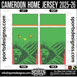 CAMEROON HOME JERSEY 2025-26, CAMEROON HOME JERSEY 2025-26. CAMEROON HOME JERSEY 2025-26, SPORTS DESIGNS CUSTOM SOCCER JERSEY, SPORTS DESIGNS CUSTOM SOCCER JERSEY SHIRT VECTOR, CAMEROON HOME JERSEY 2025-26. Sublimation Football Shirt Pattern, Soccer JERSEY Printing Files, Football Shirt Ai Files, Football Shirt Vector, Football Kit Vector, Sublimation Soccer JERSEY Printing Files, Print Ready Football Shirt CDR and Ai Files, Soccer JERSEY Design for Sublimation, CAMEROON HOME JERSEY 2025-26. This JERSEY is Available in PDF, Ai & CDR Format