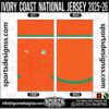 IVORY COAST NATIONAL JERSEY 2025-26, IVORY COAST NATIONAL JERSEY 2025-26. IVORY COAST NATIONAL JERSEY 2025-26, SPORTS DESIGNS CUSTOM SOCCER JERSEY, SPORTS DESIGNS CUSTOM SOCCER JERSEY SHIRT VECTOR, IVORY COAST NATIONAL JERSEY 2025-26. Sublimation Football Shirt Pattern, Soccer JERSEY Printing Files, Football Shirt Ai Files, Football Shirt Vector, Football Kit Vector, Sublimation Soccer JERSEY Printing Files, Print Ready Football Shirt CDR and Ai Files, Soccer JERSEY Design for Sublimation, IVORY COAST NATIONAL JERSEY 2025-26. This JERSEY is Available in PDF, Ai & CDR Format