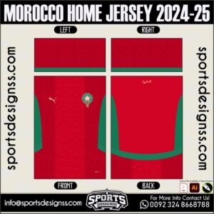 MOROCCO HOME JERSEY 2024-25, MOROCCO HOME JERSEY 2024-25. MOROCCO HOME JERSEY 2024-25, SPORTS DESIGNS CUSTOM SOCCER JERSEY, SPORTS DESIGNS CUSTOM SOCCER JERSEY SHIRT VECTOR, MOROCCO HOME JERSEY 2024-25. Sublimation Football Shirt Pattern, Soccer JERSEY Printing Files, Football Shirt Ai Files, Football Shirt Vector, Football Kit Vector, Sublimation Soccer JERSEY Printing Files, Print Ready Football Shirt CDR and Ai Files, Soccer JERSEY Design for Sublimation, MOROCCO HOME JERSEY 2024-25. This JERSEY is Available in PDF, Ai & CDR Format