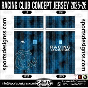 RACING CLUB CONCEPT JERSEY 2025-26, RACING CLUB CONCEPT JERSEY 2025-26. RACING CLUB CONCEPT JERSEY 2025-26, SPORTS DESIGNS CUSTOM SOCCER JERSEY, SPORTS DESIGNS CUSTOM SOCCER JERSEY SHIRT VECTOR, RACING CLUB CONCEPT JERSEY 2025-26. Sublimation Football Shirt Pattern, Soccer JERSEY Printing Files, Football Shirt Ai Files, Football Shirt Vector, Football Kit Vector, Sublimation Soccer JERSEY Printing Files, Print Ready Football Shirt CDR and Ai Files, Soccer JERSEY Design for Sublimation, RACING CLUB CONCEPT JERSEY 2025-26. This JERSEY is Available in PDF, Ai & CDR Format