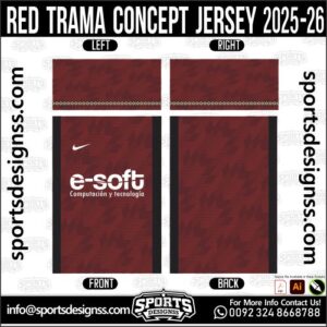 RED TRAMA CONCEPT JERSEY 2025-26, RED TRAMA CONCEPT JERSEY 2025-26. RED TRAMA CONCEPT JERSEY 2025-26, SPORTS DESIGNS CUSTOM SOCCER JERSEY, SPORTS DESIGNS CUSTOM SOCCER JERSEY SHIRT VECTOR, RED TRAMA CONCEPT JERSEY 2025-26. Sublimation Football Shirt Pattern, Soccer JERSEY Printing Files, Football Shirt Ai Files, Football Shirt Vector, Football Kit Vector, Sublimation Soccer JERSEY Printing Files, Print Ready Football Shirt CDR and Ai Files, Soccer JERSEY Design for Sublimation, RED TRAMA CONCEPT JERSEY 2025-26. This JERSEY is Available in PDF, Ai & CDR Format
