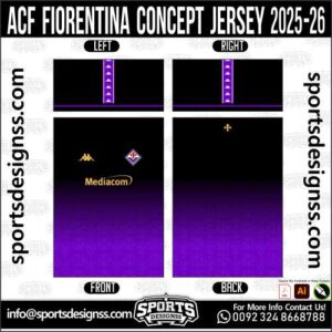 ACF FIORENTINA CONCEPT JERSEY 2025-26, ACF FIORENTINA CONCEPT JERSEY 2025-26. ACF FIORENTINA CONCEPT JERSEY 2025-26, SPORTS DESIGNS CUSTOM SOCCER JERSEY, SPORTS DESIGNS CUSTOM SOCCER JERSEY SHIRT VECTOR, ACF FIORENTINA CONCEPT JERSEY 2025-26. Sublimation Football Shirt Pattern, Soccer JERSEY Printing Files, Football Shirt Ai Files, Football Shirt Vector, Football Kit Vector, Sublimation Soccer JERSEY Printing Files, Print Ready Football Shirt CDR and Ai Files, Soccer JERSEY Design for Sublimation, ACF FIORENTINA CONCEPT JERSEY 2025-26. This JERSEY is Available in PDF, Ai & CDR Format