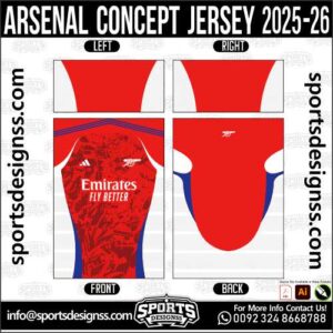 ARSENAL CONCEPT JERSEY 2025-26, ARSENAL CONCEPT JERSEY 2025-26. ARSENAL CONCEPT JERSEY 2025-26, SPORTS DESIGNS CUSTOM SOCCER JERSEY, SPORTS DESIGNS CUSTOM SOCCER JERSEY SHIRT VECTOR, ARSENAL CONCEPT JERSEY 2025-26. Sublimation Football Shirt Pattern, Soccer JERSEY Printing Files, Football Shirt Ai Files, Football Shirt Vector, Football Kit Vector, Sublimation Soccer JERSEY Printing Files, Print Ready Football Shirt CDR and Ai Files, Soccer JERSEY Design for Sublimation, ARSENAL CONCEPT JERSEY 2025-26. This JERSEY is Available in PDF, Ai & CDR Format