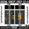 ARSENAL CONCEPT JERSEY 2025-26, ARSENAL CONCEPT JERSEY 2025-26. ARSENAL CONCEPT JERSEY 2025-26, SPORTS DESIGNS CUSTOM SOCCER JERSEY, SPORTS DESIGNS CUSTOM SOCCER JERSEY SHIRT VECTOR, ARSENAL CONCEPT JERSEY 2025-26. Sublimation Football Shirt Pattern, Soccer JERSEY Printing Files, Football Shirt Ai Files, Football Shirt Vector, Football Kit Vector, Sublimation Soccer JERSEY Printing Files, Print Ready Football Shirt CDR and Ai Files, Soccer JERSEY Design for Sublimation, ARSENAL CONCEPT JERSEY 2025-26. This JERSEY is Available in PDF, Ai & CDR Format