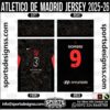 ATLETICO DE MADRID JERSEY 2025-26, ATLETICO DE MADRID JERSEY 2025-26. ATLETICO DE MADRID JERSEY 2025-26, SPORTS DESIGNS CUSTOM SOCCER JERSEY, SPORTS DESIGNS CUSTOM SOCCER JERSEY SHIRT VECTOR, ATLETICO DE MADRID JERSEY 2025-26. Sublimation Football Shirt Pattern, Soccer JERSEY Printing Files, Football Shirt Ai Files, Football Shirt Vector, Football Kit Vector, Sublimation Soccer JERSEY Printing Files, Print Ready Football Shirt CDR and Ai Files, Soccer JERSEY Design for Sublimation, ATLETICO DE MADRID JERSEY 2025-26. This JERSEY is Available in PDF, Ai & CDR Format
