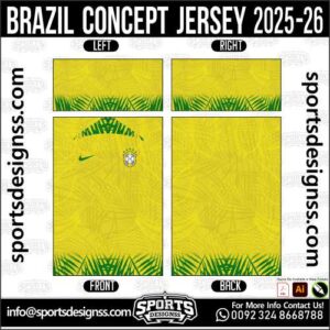 BRAZIL CONCEPT JERSEY 2025-26, BRAZIL CONCEPT JERSEY 2025-26. BRAZIL CONCEPT JERSEY 2025-26, SPORTS DESIGNS CUSTOM SOCCER JERSEY, SPORTS DESIGNS CUSTOM SOCCER JERSEY SHIRT VECTOR, BRAZIL CONCEPT JERSEY 2025-26. Sublimation Football Shirt Pattern, Soccer JERSEY Printing Files, Football Shirt Ai Files, Football Shirt Vector, Football Kit Vector, Sublimation Soccer JERSEY Printing Files, Print Ready Football Shirt CDR and Ai Files, Soccer JERSEY Design for Sublimation, BRAZIL CONCEPT JERSEY 2025-26. This JERSEY is Available in PDF, Ai & CDR Format