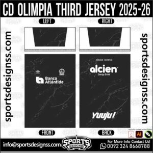CD OLIMPIA THIRD JERSEY 2025-26, CD OLIMPIA THIRD JERSEY 2025-26. CD OLIMPIA THIRD JERSEY 2025-26, SPORTS DESIGNS CUSTOM SOCCER JERSEY, SPORTS DESIGNS CUSTOM SOCCER JERSEY SHIRT VECTOR, CD OLIMPIA THIRD JERSEY 2025-26. Sublimation Football Shirt Pattern, Soccer JERSEY Printing Files, Football Shirt Ai Files, Football Shirt Vector, Football Kit Vector, Sublimation Soccer JERSEY Printing Files, Print Ready Football Shirt CDR and Ai Files, Soccer JERSEY Design for Sublimation, CD OLIMPIA THIRD JERSEY 2025-26. This JERSEY is Available in PDF, Ai & CDR Format