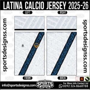 LATINA CALCIO JERSEY 2025-26, LATINA CALCIO JERSEY 2025-26. LATINA CALCIO JERSEY 2025-26, SPORTS DESIGNS CUSTOM SOCCER JERSEY, SPORTS DESIGNS CUSTOM SOCCER JERSEY SHIRT VECTOR, LATINA CALCIO JERSEY 2025-26. Sublimation Football Shirt Pattern, Soccer JERSEY Printing Files, Football Shirt Ai Files, Football Shirt Vector, Football Kit Vector, Sublimation Soccer JERSEY Printing Files, Print Ready Football Shirt CDR and Ai Files, Soccer JERSEY Design for Sublimation, LATINA CALCIO JERSEY 2025-26. This JERSEY is Available in PDF, Ai & CDR Format