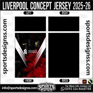 LIVERPOOL CONCEPT JERSEY 2025-26, LIVERPOOL CONCEPT JERSEY 2025-26. LIVERPOOL CONCEPT JERSEY 2025-26, SPORTS DESIGNS CUSTOM SOCCER JERSEY, SPORTS DESIGNS CUSTOM SOCCER JERSEY SHIRT VECTOR, LIVERPOOL CONCEPT JERSEY 2025-26. Sublimation Football Shirt Pattern, Soccer JERSEY Printing Files, Football Shirt Ai Files, Football Shirt Vector, Football Kit Vector, Sublimation Soccer JERSEY Printing Files, Print Ready Football Shirt CDR and Ai Files, Soccer JERSEY Design for Sublimation, LIVERPOOL CONCEPT JERSEY 2025-26. This JERSEY is Available in PDF, Ai & CDR Format